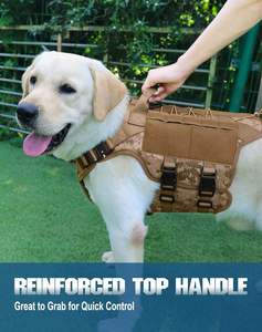 Échantillon gratuit Gilet pour chien imperméable en tissu PC durable avec anti-grippage pour équipement de manipulation d'animaux de compagnie en plein air - Product Image 4