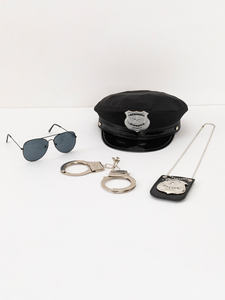 Love Party Nuevo Disfraz <span class=keywords><strong>de</strong></span> Policía para Cosplay con Porra, Esposas, Insignia y Gafas <span class=keywords><strong>de</strong></span> <span class=keywords><strong>Sol</strong></span>, Idea <span class=keywords><strong>de</strong></span> Regalo para Halloween - Product Image 3