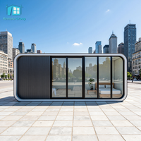 Prix bas expédition mobile pliable 20 40 pieds pomme cabine couchage conteneur maison pour hôtel immeuble de bureaux