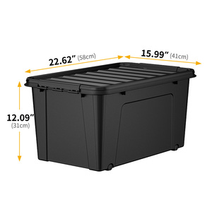 Jeko & jeko <span class=keywords><strong>55L</strong></span> 15 Gal BPA ổn định tái sử dụng miễn phí các mặt hàng lớn xe tải lưu trữ Snap-nắp chặt - Product Image 5