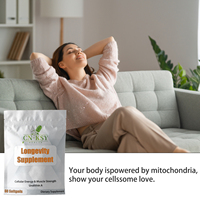 Complément alimentaire de longévité de haute qualité, gélules molles, complément alimentaire, le sodium soutient la force musculaire et stimule l'énergie cellulaire, gélules molles
