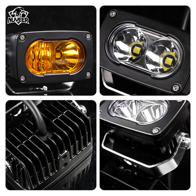 Best Selling Waterproof 12V 24V Mini 3 Inch 20W Yellow Spot Light LED Work Light Car Driving Light for JEEP Offroad 4x4