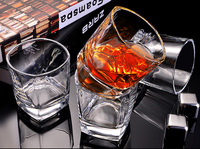 Verres à whisky carrés de 170 ml, verres à bière, verres à shot carrés pour bar et KTV, verrerie à vin