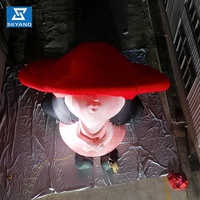 Sculpture géante gonflable Personnage de conte de fées du petit chaperon rouge