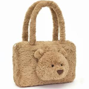 Bolsa de Mano con Cabeza de Oso Jc <span class=keywords><strong>Barcelona</strong></span>, Bolsa para Computadora, Nueva Bolsa de Felpa con Cabeza de Oso - Product Image 5