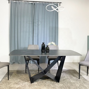 Restaurante de lujo clásico <span class=keywords><strong>Muebles</strong></span> para el hogar Cocina Cena Restaurante juego de mesa con mesas de comedor y sillas - Product Image 4