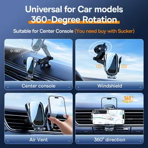 <span class=keywords><strong>Baseus</strong></span> Cargador inalámbrico para coche Soporte de teléfono Auto para iPhone 15 Samsung Xiaomi Soporte de coche 15W Soporte de montaje de ventilación de aire - Product Image 6