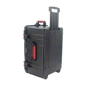 Водонепроницаемый пластиковый инструментный защитные DJI коробка прокатки чемодан на колесиках для корпуса камеры коробка с колесами
