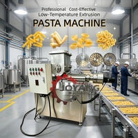 Machine à fabriquer des pâtes et des macaronis à tube spiralé en acier inoxydable, à coupe courte