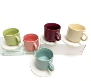 Tazas de Cerámica Apilables de 250 ml para Personas Solitarias, Tazas para la Tarde para una Persona - Product Image 5