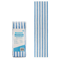 Lot de 25 tampons jetables en microfibre pour serpillière plate de 18 pouces, tampons de remplacement pour nettoyage de sol haute performance