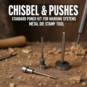 Kit de Punzones Estándar para Sistemas de Marcado, Juego de 3 Piezas, Herramienta de Estampado de Metal - Product Image 3