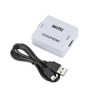 VGA + Audio untuk HD converter VGA HD kabel konversi adapter HDTV 720 P/1080i/1080 P