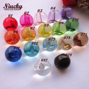 10Mm Chất Lượng Cao 17 Màu Sắc Đầy Màu Sắc Pha Lê Bóng Nút Cho May Cơ Bản Acrylic Bóng Trang Trí Nút Bán Buôn - Product Image 3