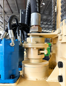 공기 압축기가있는 물 우물 보어 홀 드릴링 장비용 크롤러/바퀴 장착 공압 드릴링 장비 - Product Image 4