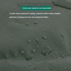Bâche en tissu silicone imperméable 550GSM pour l'extérieur, couverture de tente de camping avec revêtement tissé organique, auvent de <span class=keywords><strong>pergola</strong></span> - Product Image 2