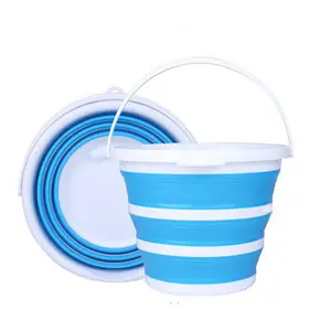Factory Sale Portable Folding Cleaning Bucket Collapsible Washing Bucket Fishing Camping Bucket For Outdoor