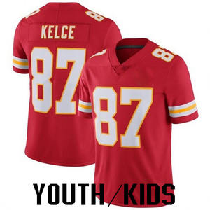 Jeugd/Kinderen Baby 15 Patrick Mahomes 87 Travis Kelce Voetbal Trui Gestikt - Product Image 3