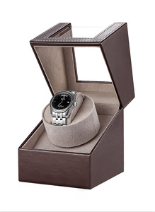 Điện duy nhất tự động quanh co hộp đồng hồ với lắc và xoay thiết bị PU da trường hợp PC chất liệu động cơ hộp - Product Image 2