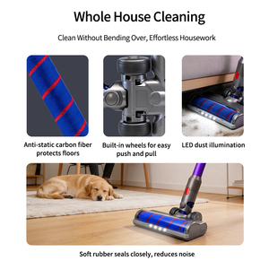 Compatible avec les accessoires d'aspirateur Dy Son V7 V8 <span class=keywords><strong>V10</strong></span> V11, tête d'aspiration, brosse à rouleaux, brosse électrique pour sols en velours doux - Product Image 3