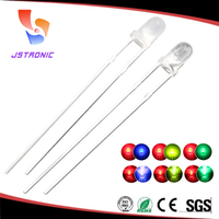 Diode LED bicolore Jstronic 3 mm 5 mm 2 broches rouge vert bleu, lumière LED bicolore, diode THT bicolore