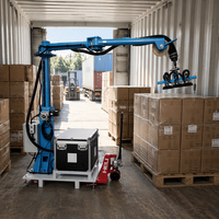 Grue mobile industrielle à batterie avec ventouse de levage de tubes, capacité 50 kg, pompe électrique, ventouse de chargement de conteneurs, manuelle, personnalisée, CE