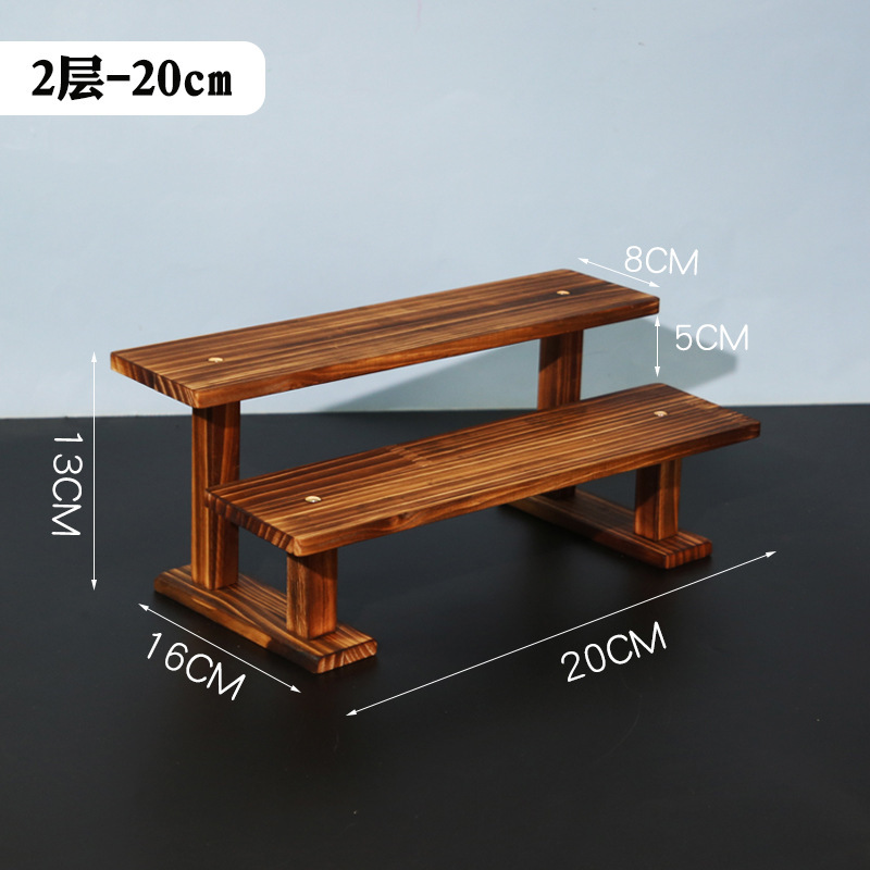 Carbonized two-layer [Solid wood frame] 20CM