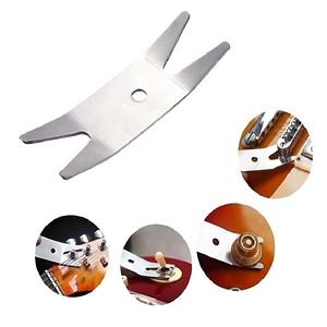 Llave de guitarra de fieltro de acero inoxidable multifuncional, herramientas de reparación de piezas de Metal para accesorios de bajo de guitarra - Product Image 5