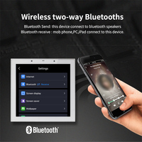 86N android11 ses kontrolü TUYA akıllı ev sineması 4 inç dokunmatik ekran müzik paneli ses WIFI bluetooth ses in duvar amplifikatör