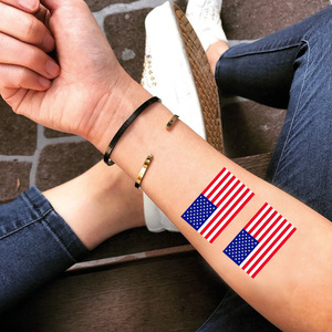 Pegatinas Adhesivas con Diseño de Bandera Americana de 2.5x5cm, Ecológicas, para Decoración de Eventos Deportivos, Diarios y Otros Usos - Product Image 4