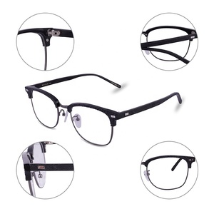 99yi Personnalisable Logo Léger Carré <span class=keywords><strong>Noir</strong></span> Cadre De Lunettes Anti Lunettes Bleues - Product Image 5
