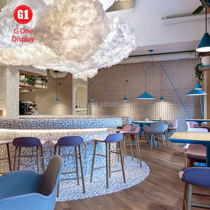 Comptoir de présentation en bois rose personnalisé pour boulangerie, îlot chauffant pour desserts, vitrine à pain - Product Image 2