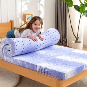 Cubrecolchón de Espuma Viscoelástica de Alta Calidad con Sensación de Nube, Cubrecolchón Ventilado de Alta Densidad para Alivio de Presión - Morado - Product Image 5