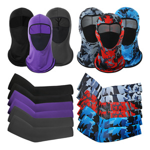 Outdoor Sun Protection Mesh Headgear With Arm Sleeves Anti Uv Quick Dry Breathable Unisex Adult Cycling Fishing Hiking - Product Image 3