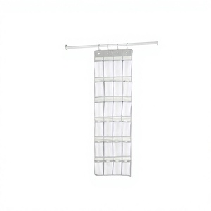 24 Pocket Over the Door Hanging <b>Shoe</b> and Accessories Storage Organizer - Product Image 3
