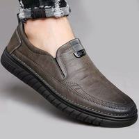 Chaussures décontractées à enfiler pour hommes, respirantes, avec empeigne souple et semelle souple, pour un usage quotidien
