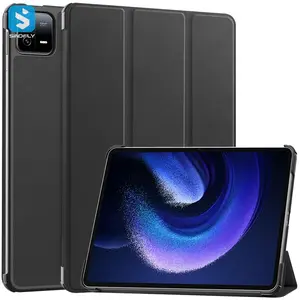 Most Popular Anti Fall Solid color PU Leather Tablet Case For XiaoMi Pad 6/6Pro Case