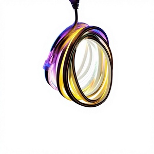 Tira de Neón LED de Silicona Multicolor, Regulable, Flexible, con Clasificación IP65, 360 Grados, Luz Decorativa para KTV, Certificación CE - Product Image 1
