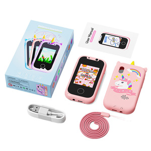 Téléphone jouet éducatif Wowkids pour enfants de 2 à 4 ans, avec coque en silicone, double caméra, photos, vidéos, MP3, jeux et contes, motif licorne et dinosaure - Product Image 6