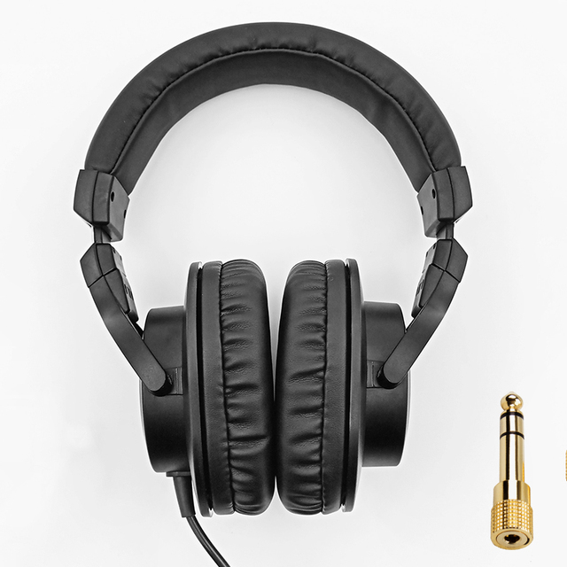 Audfine MR801S Over-ear Headphones Professional Monitoring Headphones for Mixing Consoles CDJ, and Computer Studio Monitoring