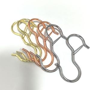 Ganchos colgantes de metal S Hebilla DE SEGURIDAD Ganchos de bloqueo en forma de S <span class=keywords><strong>para</strong></span> dormitorio Cocina <span class=keywords><strong>Plantas</strong></span> Macetas Toallas - Product Image 5