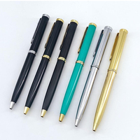 Stylo tampon encreur métallique personnalisé, stylo pré-encré, stylo gravable personnalisable avec nom pour cadeau d'entreprise haut de gamme