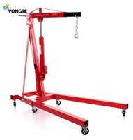 Grue hydraulique pliable de 2 tonnes pour levage de moteur, grue élévatrice pour réparation automobile