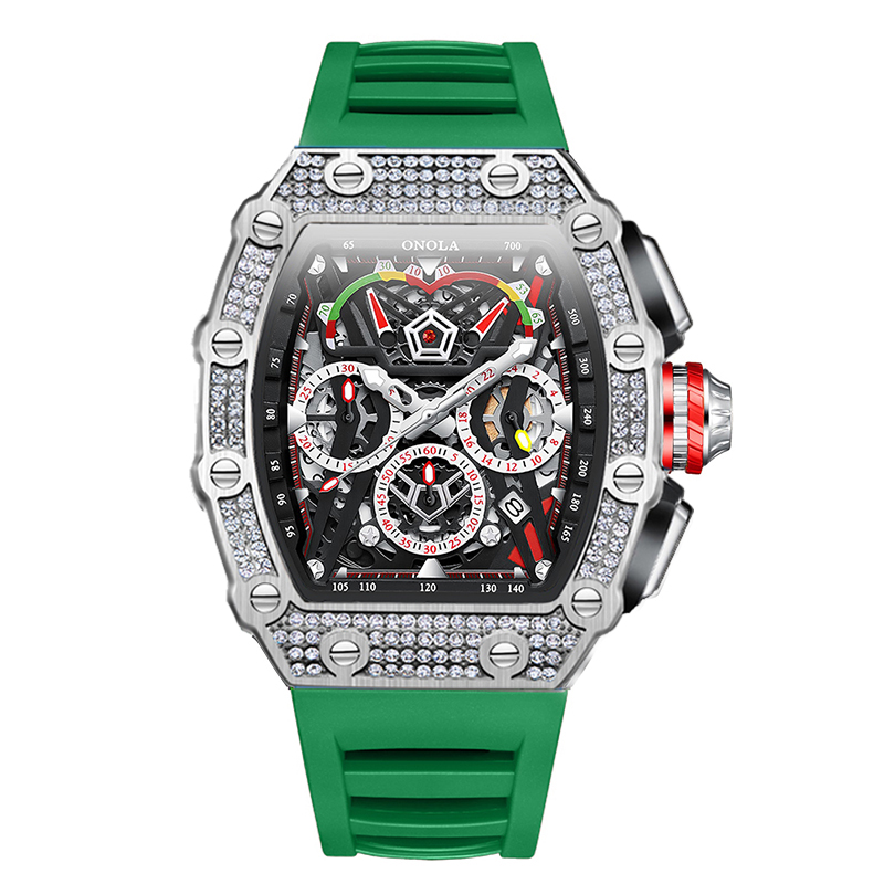 silver green