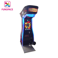 Nouvelle machine de boxe électronique à pièces de monnaie pour l'intérieur, machine de jeu d'arcade de boxe avec fonction de frappe et de coup de pied