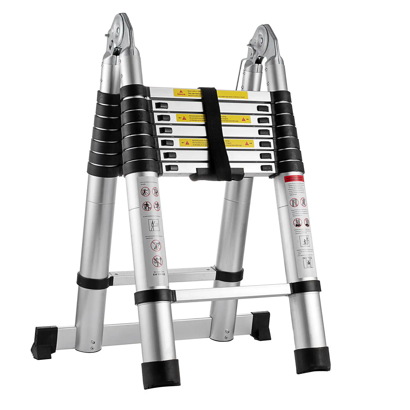 Aluminium Telescopische Ladder Kevlar Ladder Opvouwbare Verlenging Vouwbare Aluminium Ladder Trede Op 20M Buiten Indoor