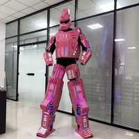 Costume de robot LED multicolore en EVA léger, vente en gros d'usine, costume lumineux personnalisé pour les spectacles de mariage