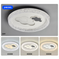 Vente d'usine, nouveau luminaire de plafond rond en métal moderne à LED, haute luminosité, télécommande, éclairage quotidien