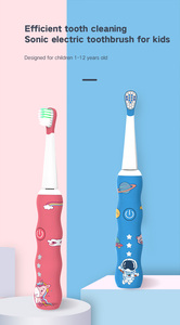 Nouvelle brosse à dents électrique pour enfants, type chenille de dessin animé, pour enfants de 3 à 15 ans, brosse à dents sonique - Product Image 4