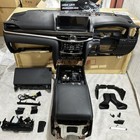 Kit de mise à niveau de l'intérieur LX570, écran LCD du tableau de bord, boîte d'accoudoir, housses de siège en cuir pour Lexus LX570